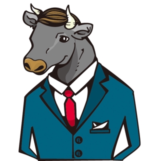 土屋図形株式会社 ()さんの雄牛のキャラクターデザインへの提案