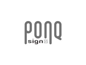 saku (saku43)さんのカードを持ち歩かなくて良い、カード決済「PONQ」（ポンク）のロゴマークへの提案