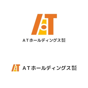 Yolozu (Yolozu)さんの起業からサポートまで網羅するプロデュースカンパニー「ATホールディングス株式会社」のロゴへの提案