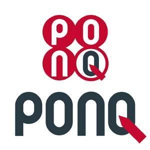 w_a_moon ()さんのカードを持ち歩かなくて良い、カード決済「PONQ」（ポンク）のロゴマークへの提案