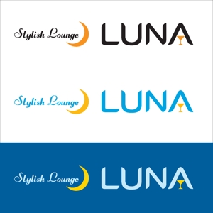 フキアゲ　マスミ (im-apt)さんのラウンジ スナック 「Stylish Lounge LUNA」のロゴへの提案