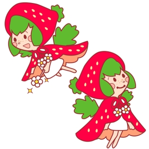 Yamanosachi(ヤマノサチ） (yamanosachi)さんのイチゴのキャラクターデザインへの提案