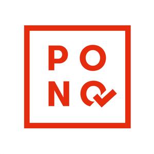 さんのカードを持ち歩かなくて良い、カード決済「PONQ」（ポンク）のロゴマークへの提案