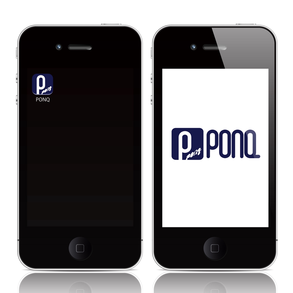 カードを持ち歩かなくて良い、カード決済「PONQ」（ポンク）のロゴマーク