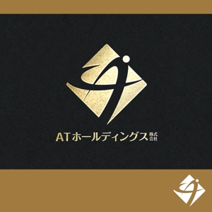 k_31 (katsu31)さんの起業からサポートまで網羅するプロデュースカンパニー「ATホールディングス株式会社」のロゴへの提案