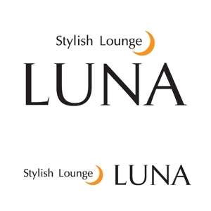 フキアゲ　マスミ (im-apt)さんのラウンジ スナック 「Stylish Lounge LUNA」のロゴへの提案