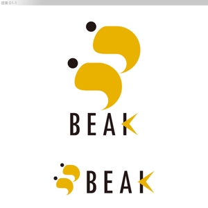 Rs-DESIGN (bechi0109)さんのスマートフォン向けアプリ等の開発会社「BEAK株式会社」のロゴへの提案