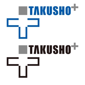 BeLINEさんの不動産会社　札幌宅商の売主物件　「TAKUSHO+」のロゴへの提案