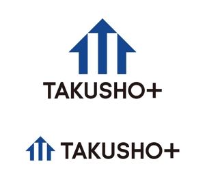 tsujimo (tsujimo)さんの不動産会社　札幌宅商の売主物件　「TAKUSHO+」のロゴへの提案