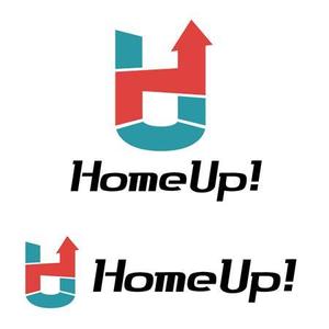 トモクマ (monokuma)さんの簡単ホームページ作成＆運営ツール「Home Up!（ホームアップ）」のロゴへの提案