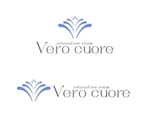 nobdesign (nobdesign)さんのリラクゼーションマッサージルーム「Vero cuore」のロゴへの提案