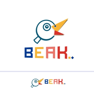 ******* ()さんのスマートフォン向けアプリ等の開発会社「BEAK株式会社」のロゴへの提案