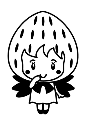 イラスト・ちでまる (tidemaru)さんのイチゴのキャラクターデザインへの提案