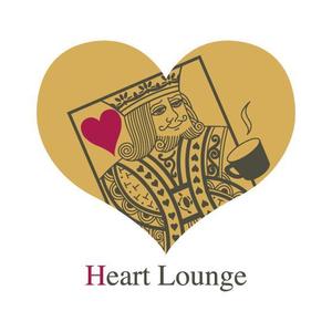 jimmybearさんの喫茶、飲食店「Heart Lounge」のロゴマークへの提案