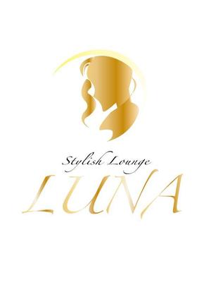 HOTEL LUCY ホテル・ルーシー (hotellucy)さんのラウンジ スナック 「Stylish Lounge LUNA」のロゴへの提案