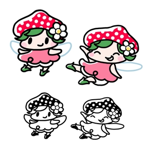 さるきち (chie_kichi)さんのイチゴのキャラクターデザインへの提案