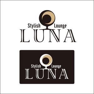 SEI2GRAPHICS ; 日高聖二 (sei2graphics)さんのラウンジ スナック 「Stylish Lounge LUNA」のロゴへの提案