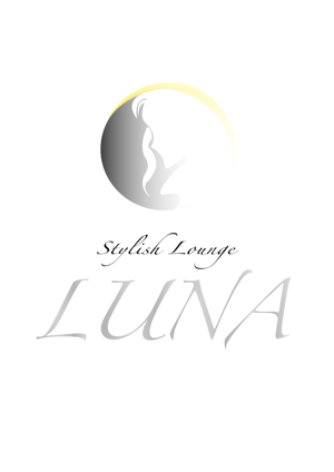 HOTEL LUCY ホテル・ルーシー (hotellucy)さんのラウンジ スナック 「Stylish Lounge LUNA」のロゴへの提案