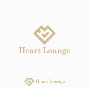 ティーケーエヌ (-TKN-)さんの喫茶、飲食店「Heart Lounge」のロゴマークへの提案