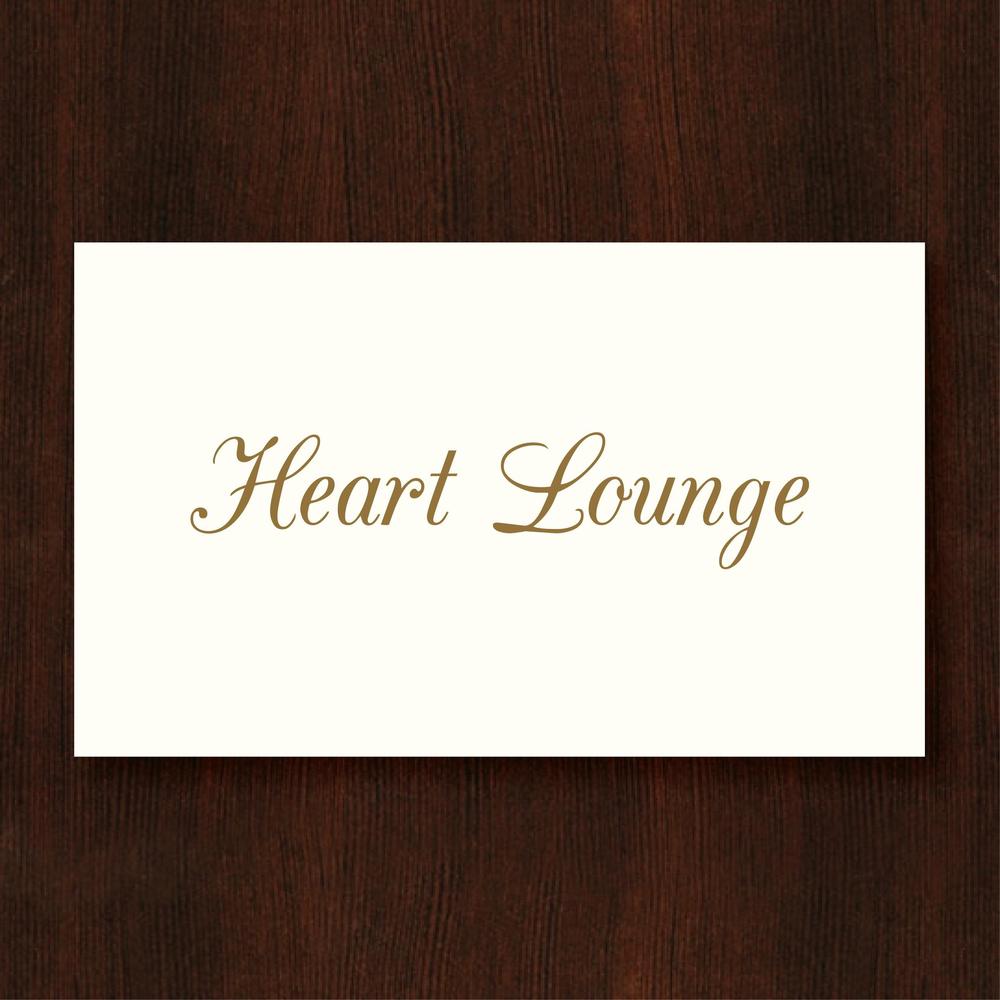 喫茶、飲食店「Heart Lounge」のロゴマーク