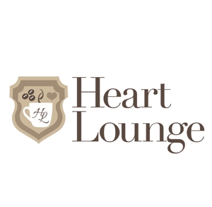 郷山志太 (theta1227)さんの喫茶、飲食店「Heart Lounge」のロゴマークへの提案