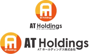 中津留　正倫 (cpo_mn)さんの起業からサポートまで網羅するプロデュースカンパニー「ATホールディングス株式会社」のロゴへの提案