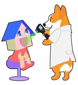 山本　利恵子 (R_Yamamoto)さんの犬のドクターのキャラクターデザインへの提案