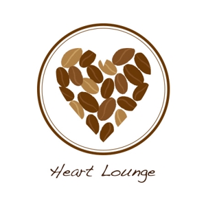 さんの喫茶、飲食店「Heart Lounge」のロゴマークへの提案
