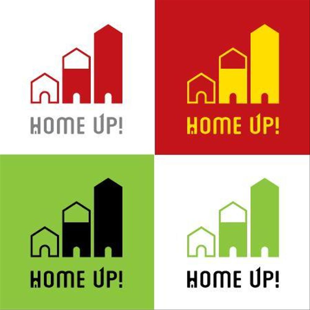 簡単ホームページ作成＆運営ツール「Home Up!（ホームアップ）」のロゴ