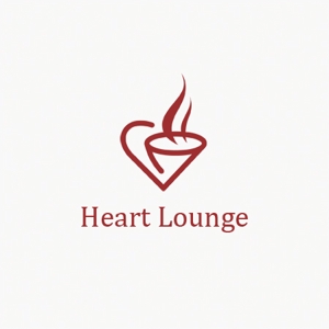 mae_chan ()さんの喫茶、飲食店「Heart Lounge」のロゴマークへの提案