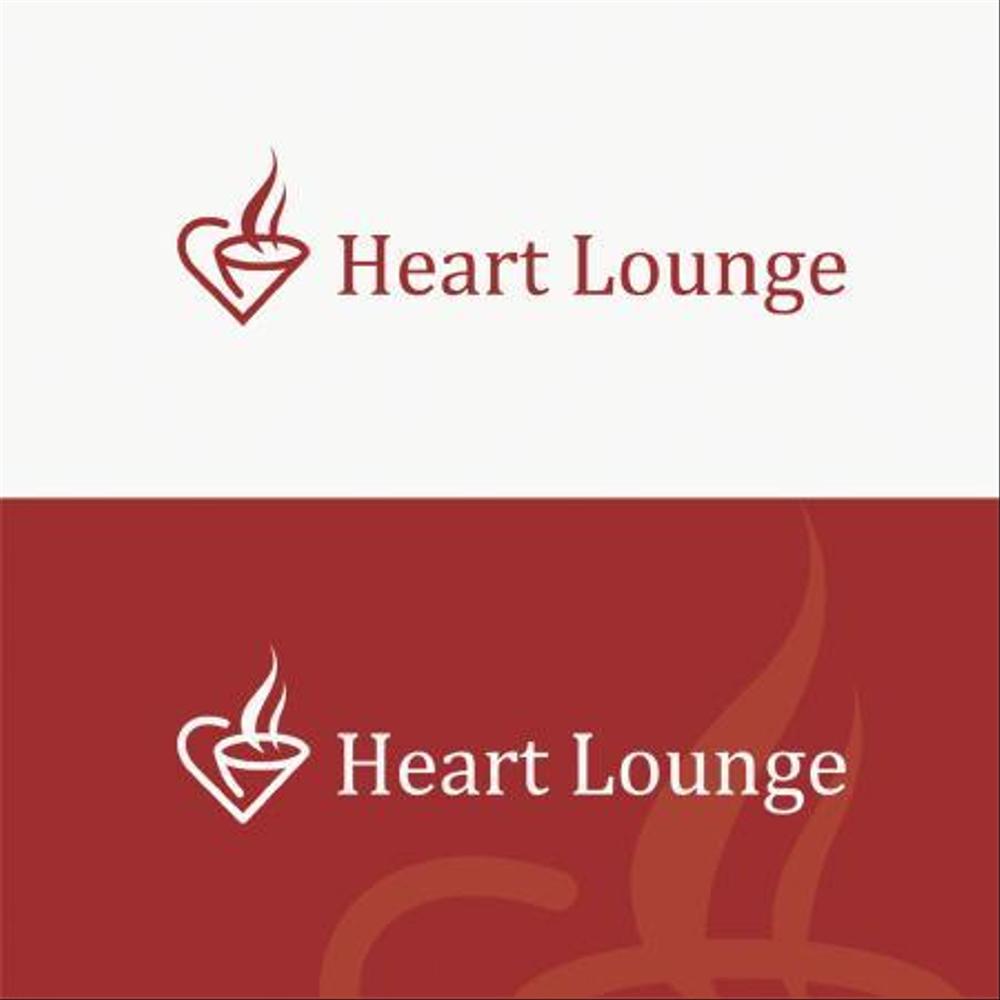 喫茶、飲食店「Heart Lounge」のロゴマーク