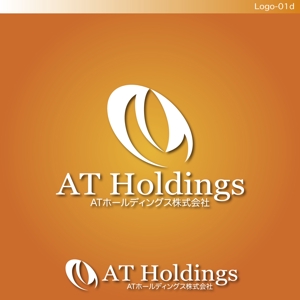 fs8156 (fs8156)さんの起業からサポートまで網羅するプロデュースカンパニー「ATホールディングス株式会社」のロゴへの提案