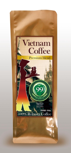 とらやん (joso_05)さんのベトナムコーヒーパッケージのデザインへの提案