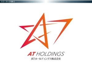 Remingtonさんの起業からサポートまで網羅するプロデュースカンパニー「ATホールディングス株式会社」のロゴへの提案