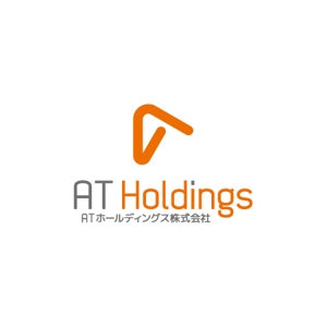 at203260さんの起業からサポートまで網羅するプロデュースカンパニー「ATホールディングス株式会社」のロゴへの提案