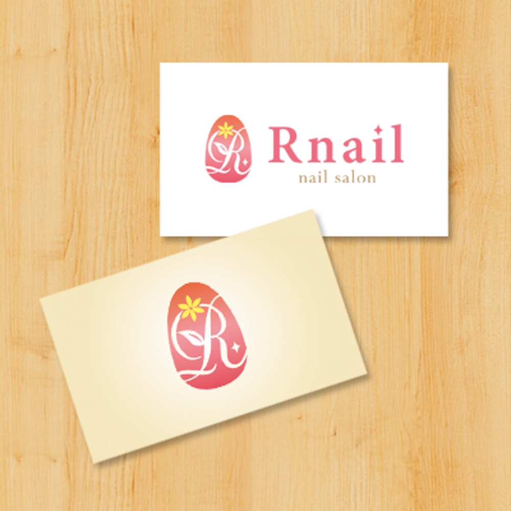 ネイルサロン『Rnail』のロゴデザイン