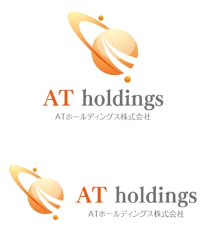serve2000 (serve2000)さんの起業からサポートまで網羅するプロデュースカンパニー「ATホールディングス株式会社」のロゴへの提案