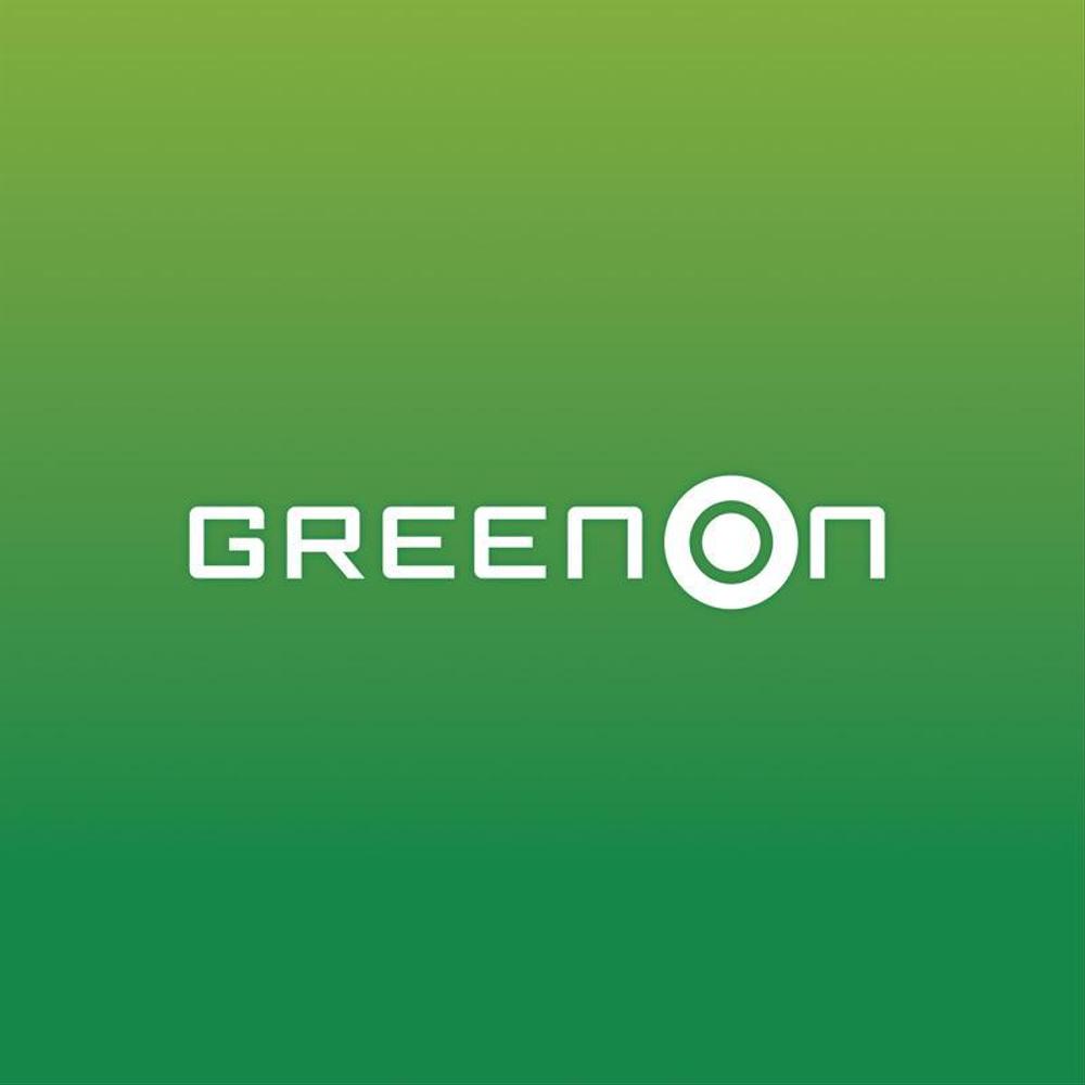 スポーツ商品ブランド　GREEN ON　のロゴ制作