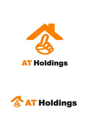 kikujiro (kiku211)さんの起業からサポートまで網羅するプロデュースカンパニー「ATホールディングス株式会社」のロゴへの提案