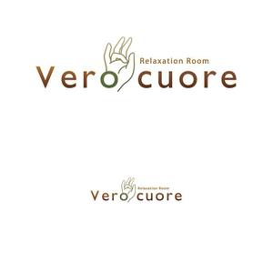 K'z Design Factory (kzdesign)さんのリラクゼーションマッサージルーム「Vero cuore」のロゴへの提案