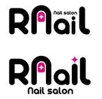 ぽな (furi_totto)さんのネイルサロン『Rnail』のロゴデザインへの提案