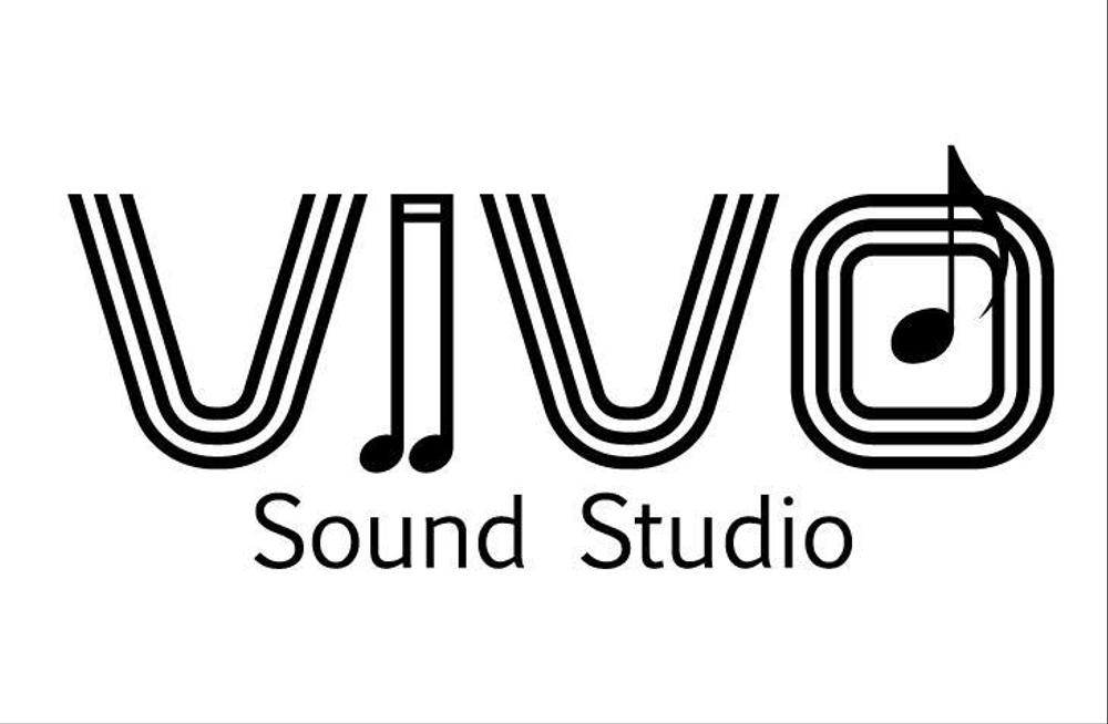 音楽スタジオ「Vivo Sound Studio」のロゴ作成またはブラッシュアップ