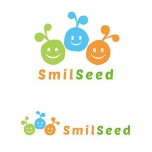 さんの児童施設の「Ｓｍｉｌｅ　Ｓｅｅｄ（スマイルシード」のロゴ依頼への提案