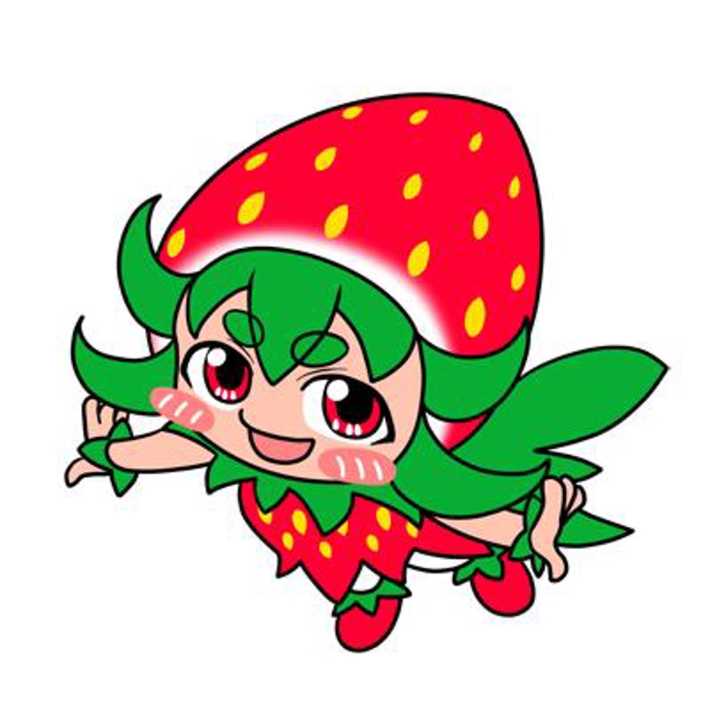 イチゴのキャラクターデザイン
