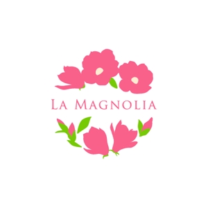 きのこ (miaunel654)さんのエステサロン「La Magnolia」のロゴへの提案