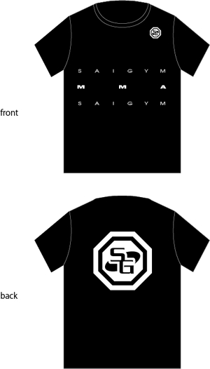 m_g_cloud (m_g_)さんの総合格闘技ジムのTシャツへの提案