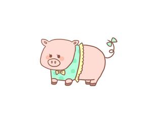 ねね子 (neneko)さんのかわいい動物(ミニブタ)のイラストへの提案