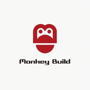 mae_chan ()さんの新会社『Monkey Build（モンキービルド）』ロゴへの提案