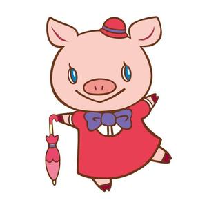 いつも　シロ (cyeclo)さんのかわいい動物(ミニブタ)のイラストへの提案