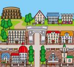 イラスト工房CandyBowl (shot-arrow)さんの仮想の街をイメージしたイラスト制作への提案